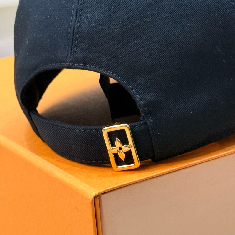 Louis Vuitton Signature 黑色棒球帽-3