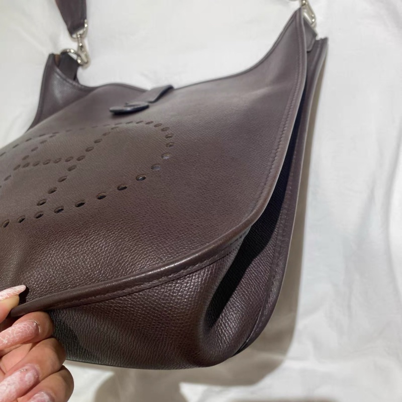 Hermes Evelyne 33 烏木色 epsom皮 原始成色-2