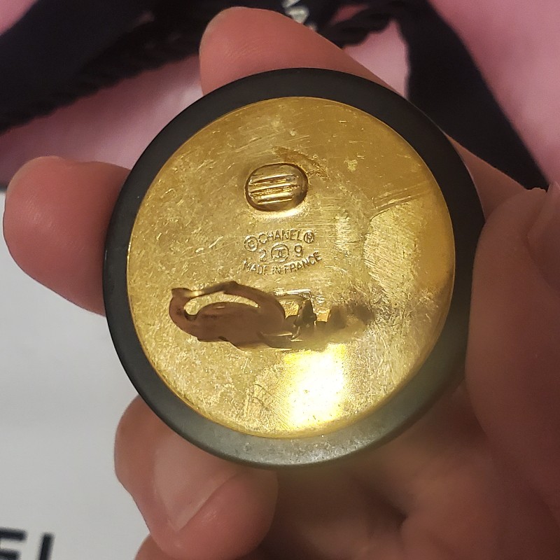 香奈兒夾式耳環。早期精品。市面罕見-13