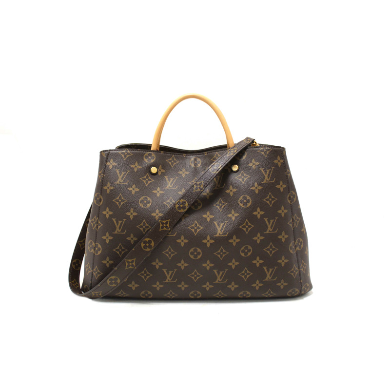 Louis Vuitton Classic Monogram Canvas Montaigne GM Handbag-0