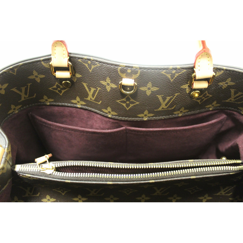 Louis Vuitton Classic Monogram Canvas Montaigne GM Handbag-17