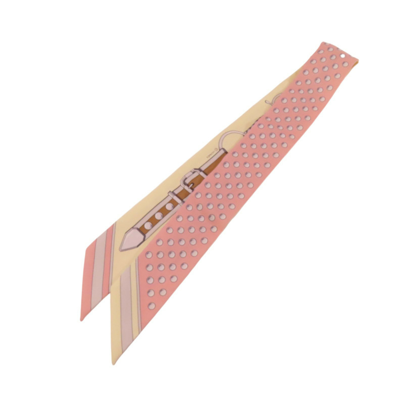 HERMES 絲質Twilly Scarf絲巾-1