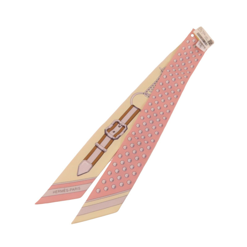 HERMES 絲質Twilly Scarf絲巾-3