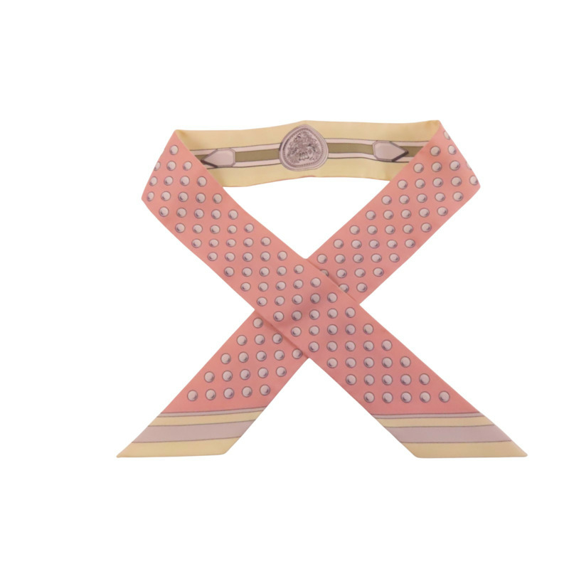 HERMES 絲質Twilly Scarf絲巾-6