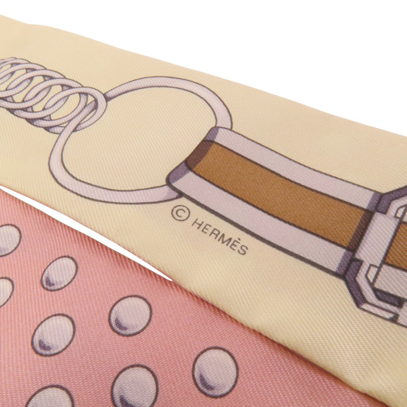 HERMES 絲質Twilly Scarf絲巾-7
