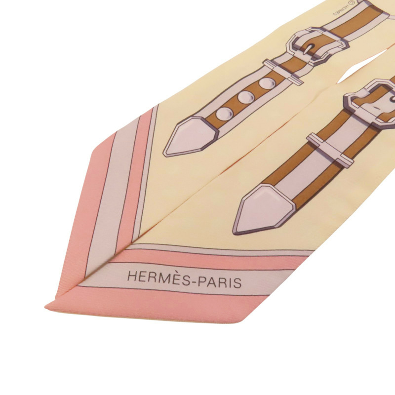 HERMES 絲質Twilly Scarf絲巾-10