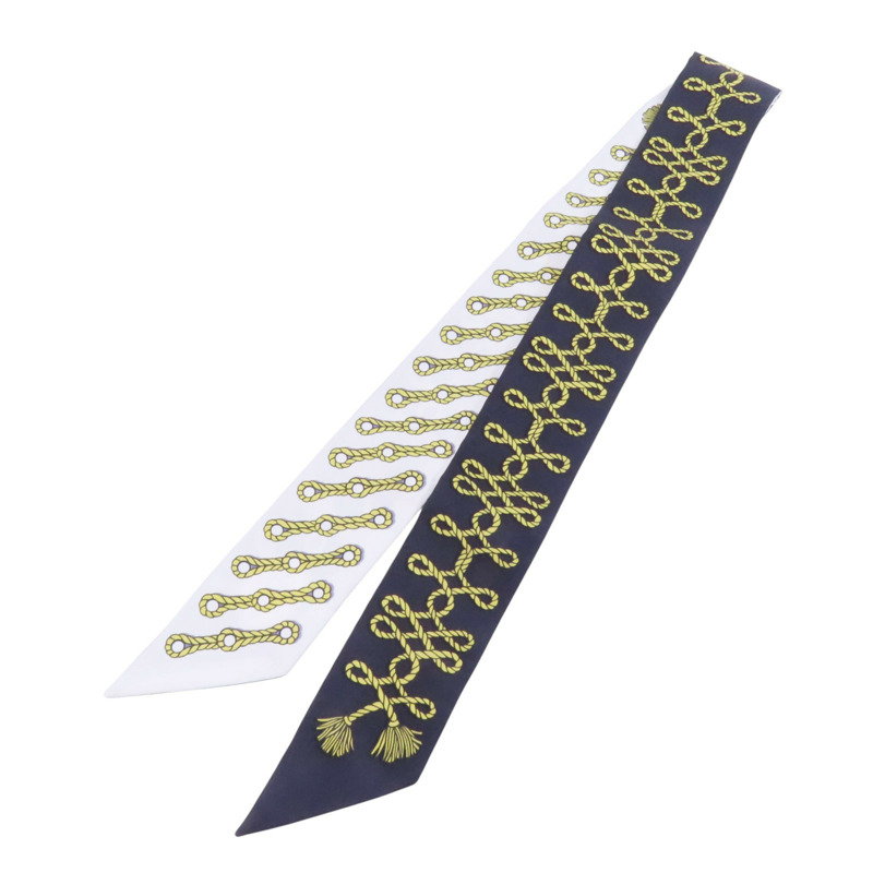 HERMES 絲質Twilly Scarf絲巾-0