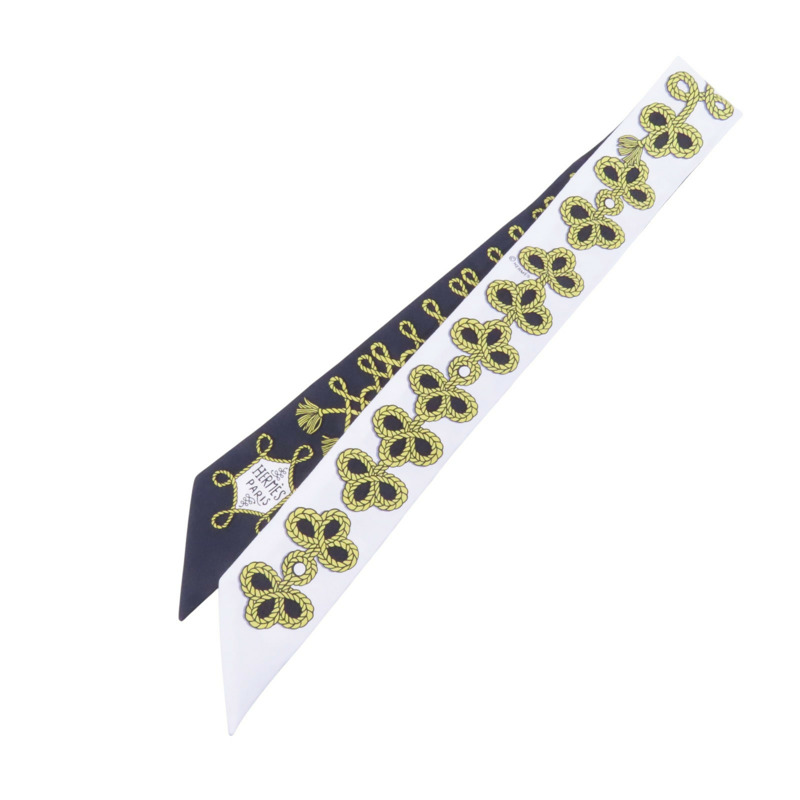 HERMES 絲質Twilly Scarf絲巾-1