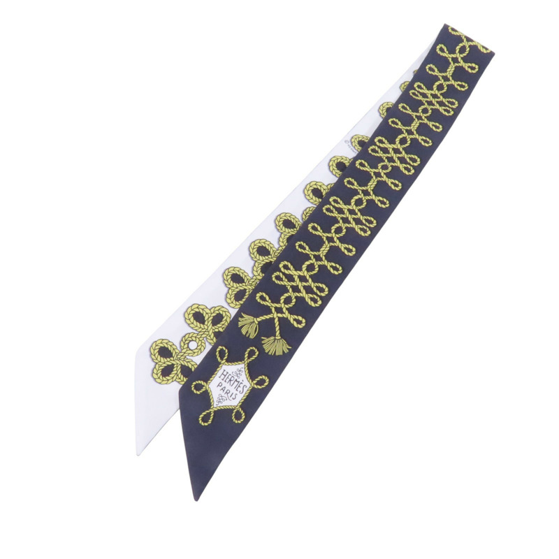 HERMES 絲質Twilly Scarf絲巾-2