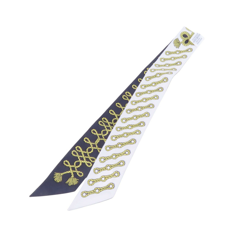 HERMES 絲質Twilly Scarf絲巾-3