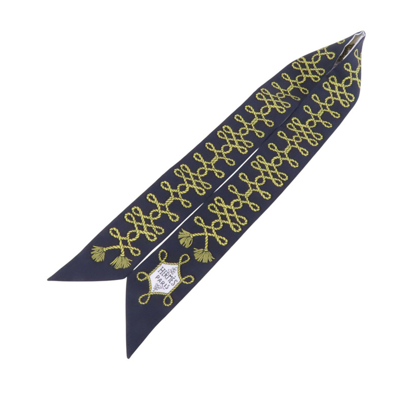 HERMES 絲質Twilly Scarf絲巾-4