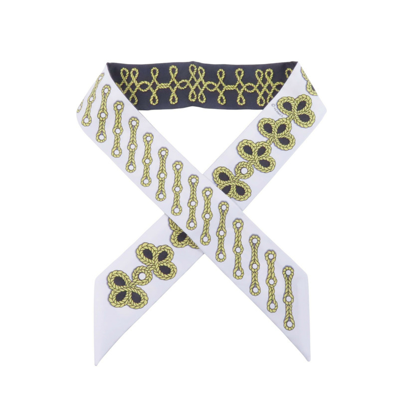 HERMES 絲質Twilly Scarf絲巾-6