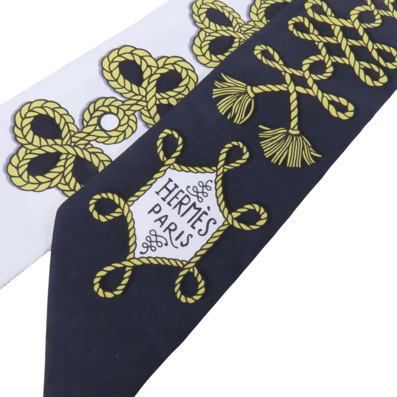 HERMES 絲質Twilly Scarf絲巾-7