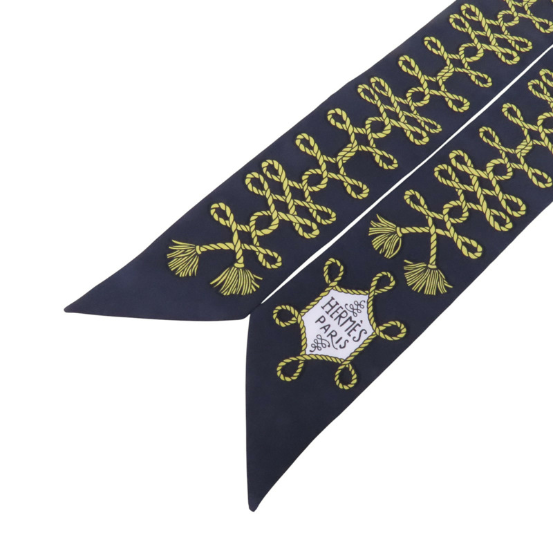 HERMES 絲質Twilly Scarf絲巾-11