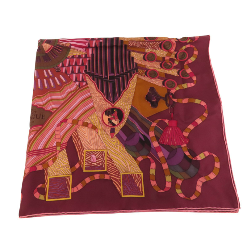 HERMES 絲質90x90 Scarf絲巾-1