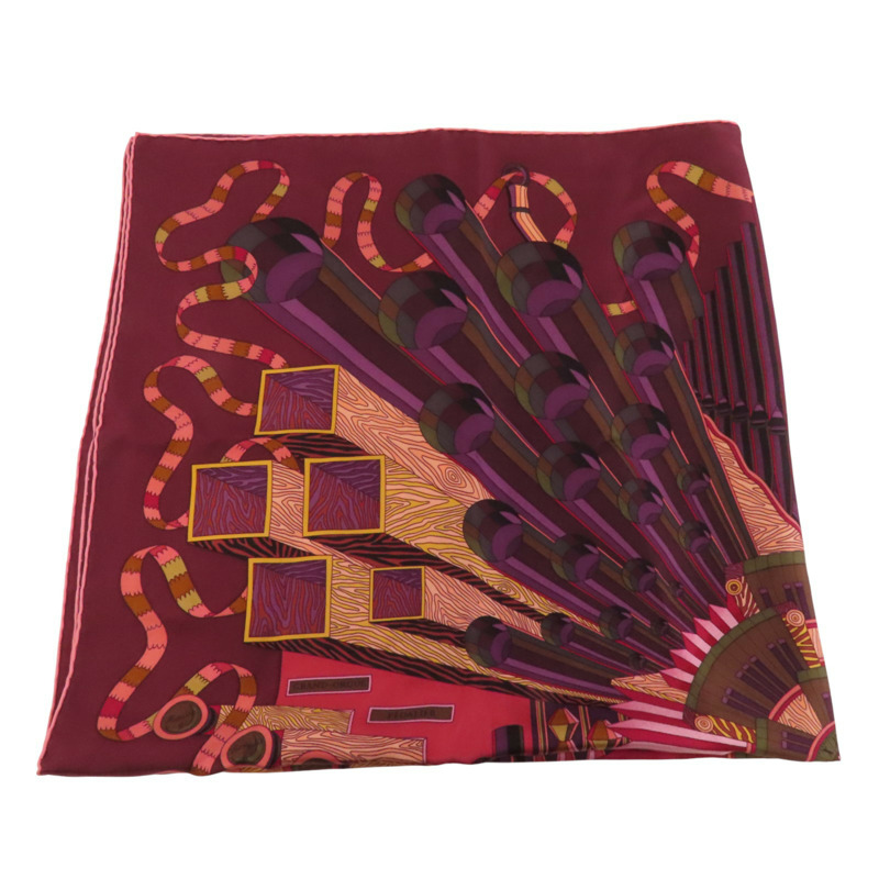 HERMES 絲質90x90 Scarf絲巾-3