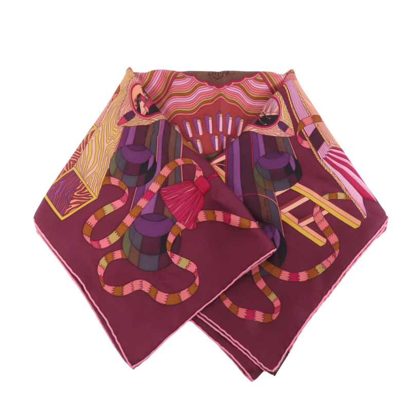 HERMES 絲質90x90 Scarf絲巾-5
