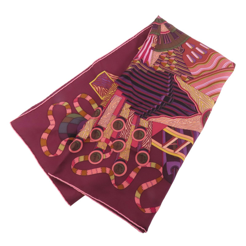 HERMES 絲質90x90 Scarf絲巾-6