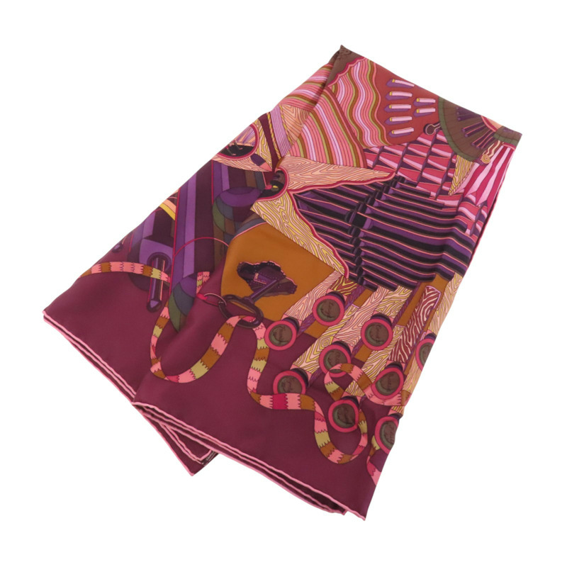 HERMES 絲質90x90 Scarf絲巾-7