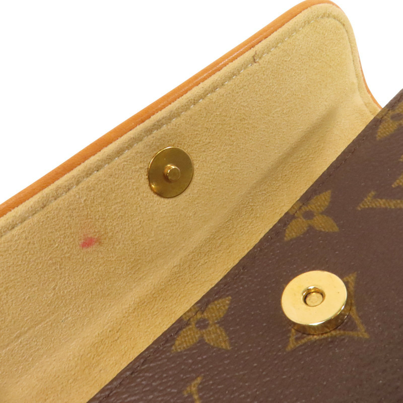 LOUIS VUITTON Monogram Pochette Florentine XS金扣腰包-8