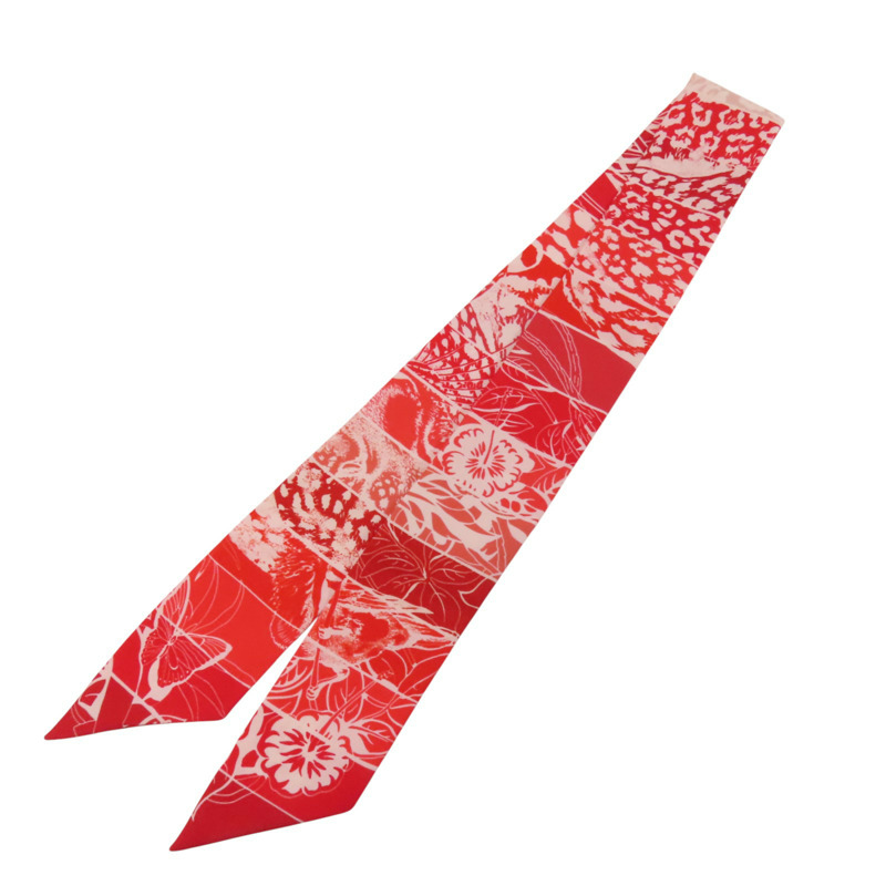 HERMES 絲質Twilly Scarf絲巾-0