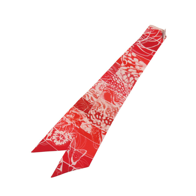 HERMES 絲質Twilly Scarf絲巾-3