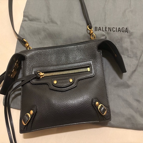 Balenciaga 巴黎世家 Neo Classic City 黑色皮夾皮包手拿包 肩背包 斜背包 側背包