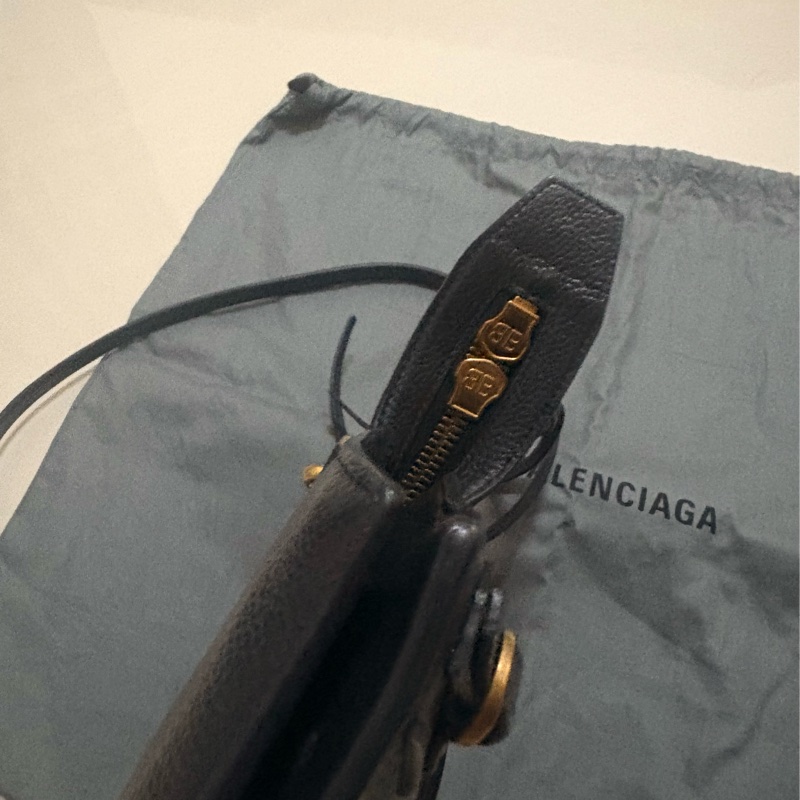Balenciaga 巴黎世家 Neo Classic City 黑色皮夾皮包手拿包 肩背包 斜背包 側背包-3