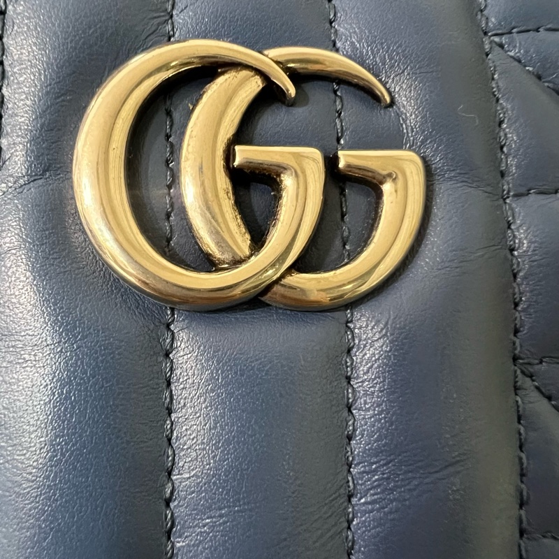 ෆ Gucci馬夢相機包 Mini💙🧜 🈶購證-7