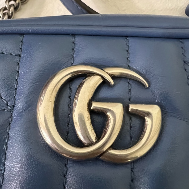 ෆ Gucci馬夢相機包 Mini💙🧜 🈶購證-8