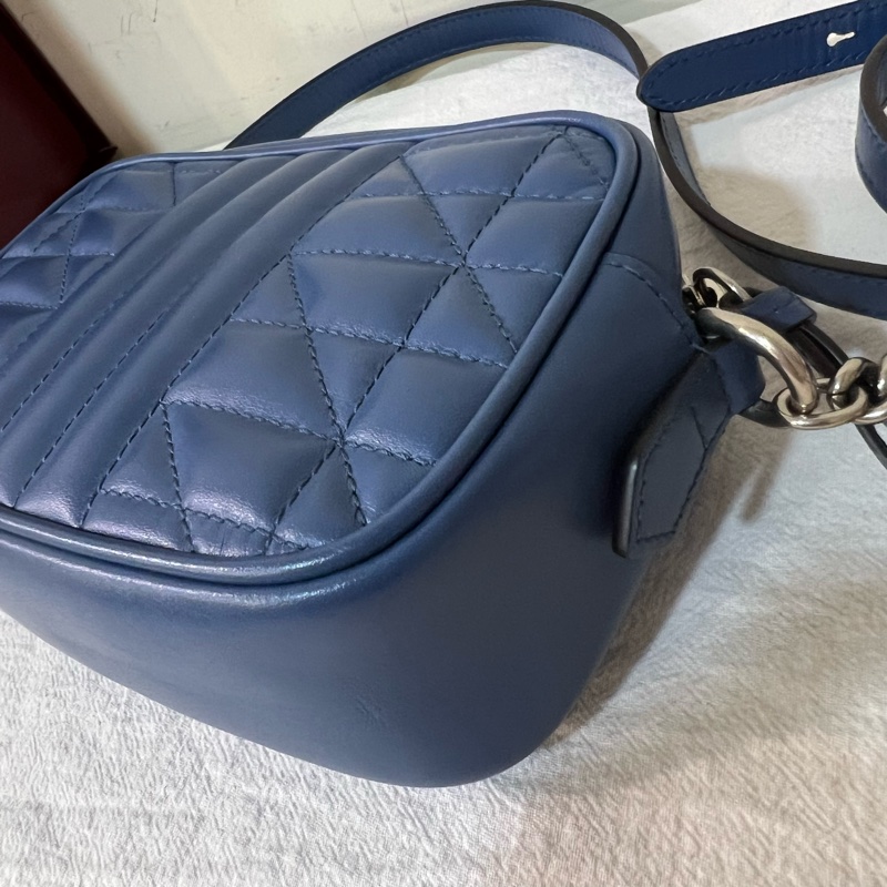 ෆ Gucci馬夢相機包 Mini💙🧜 🈶購證-16