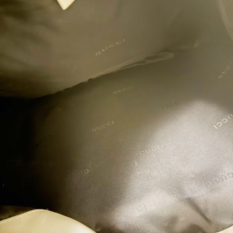 🍒GUCCI 經典竹節白托特包 2F250920-1-8