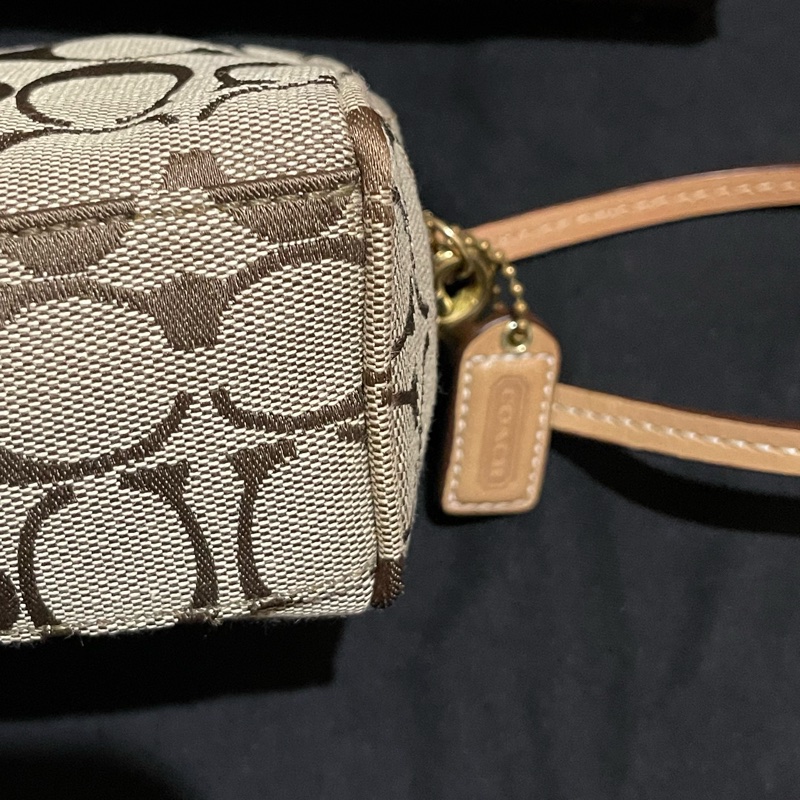 Coach經典logo化妝包 零錢包-7