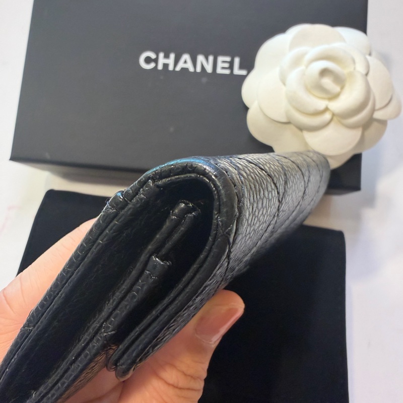 🎄聖誕節禮物🎁CHANEL 魚子醬皮革 單層卡包-7