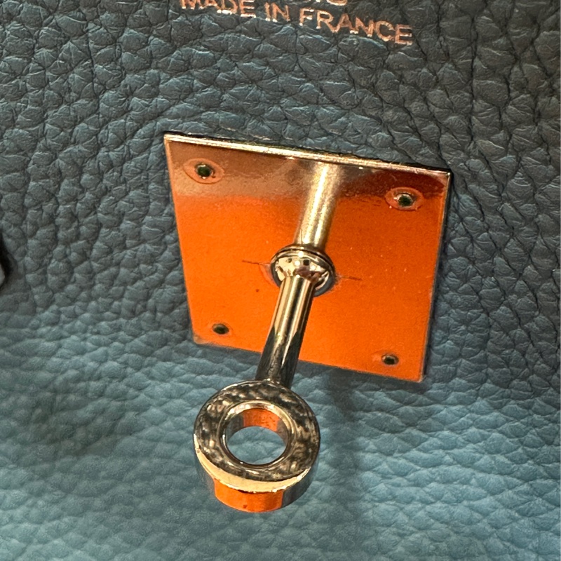 #配件齊全 #最便宜鉑金包 愛馬仕鉑金包Birkin35 Togo皮牛仔藍 小賈斯丁同款🔥-23