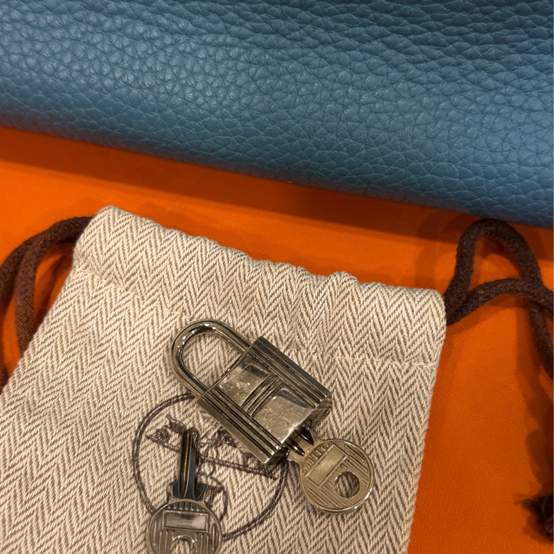 #配件齊全 #最便宜鉑金包 愛馬仕鉑金包Birkin35 Togo皮牛仔藍 小賈斯丁同款🔥-56