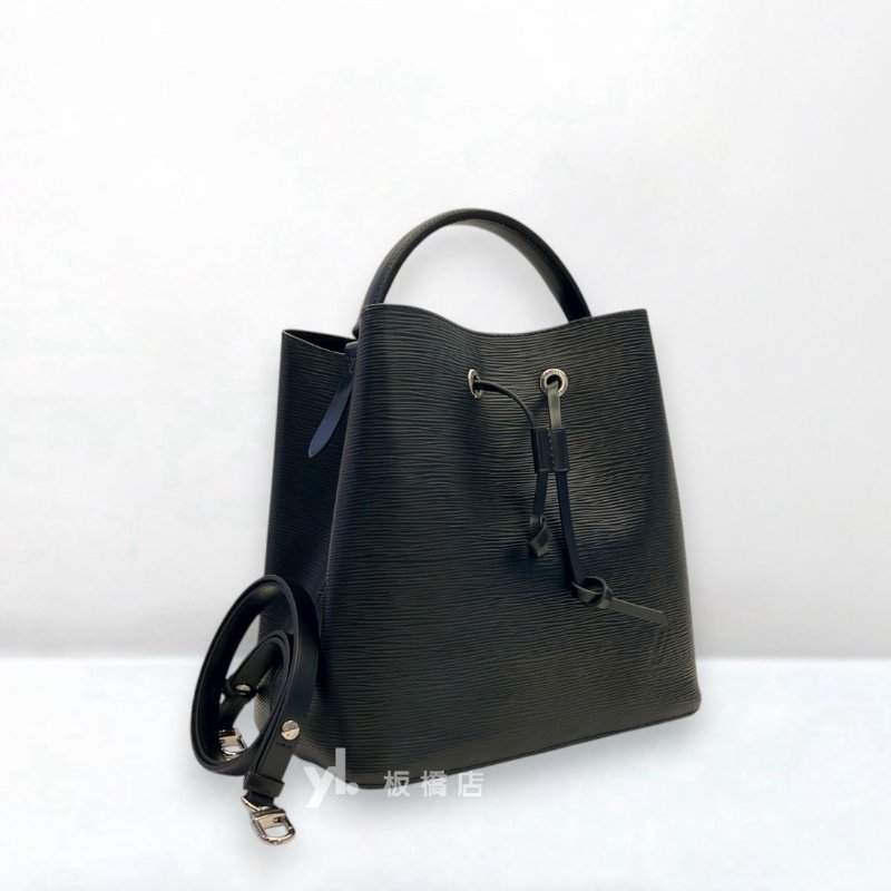LV NEONOE 黑色EPI水波紋皮革水桶包 M54366-3
