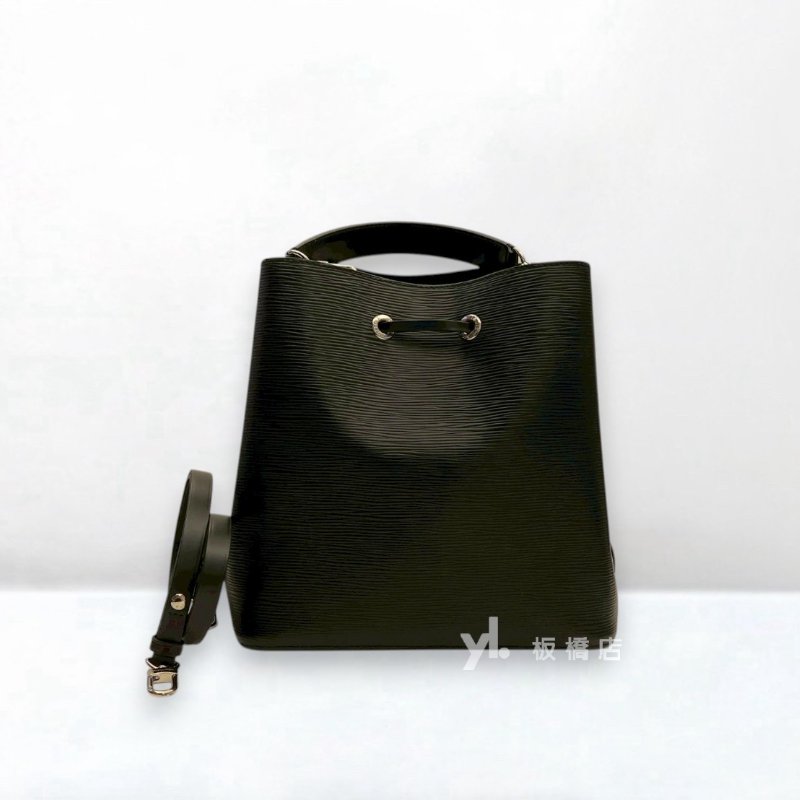 LV NEONOE 黑色EPI水波紋皮革水桶包 M54366-4