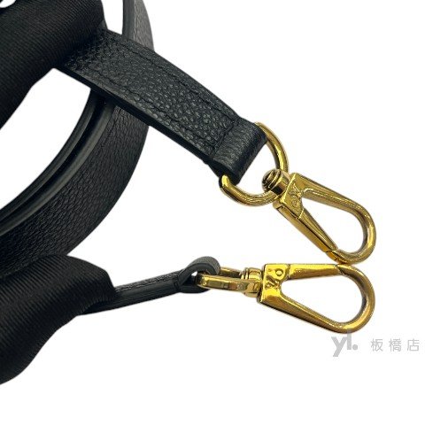 LV 黑牛皮壓紋Alma BB貝殼包M44829-8