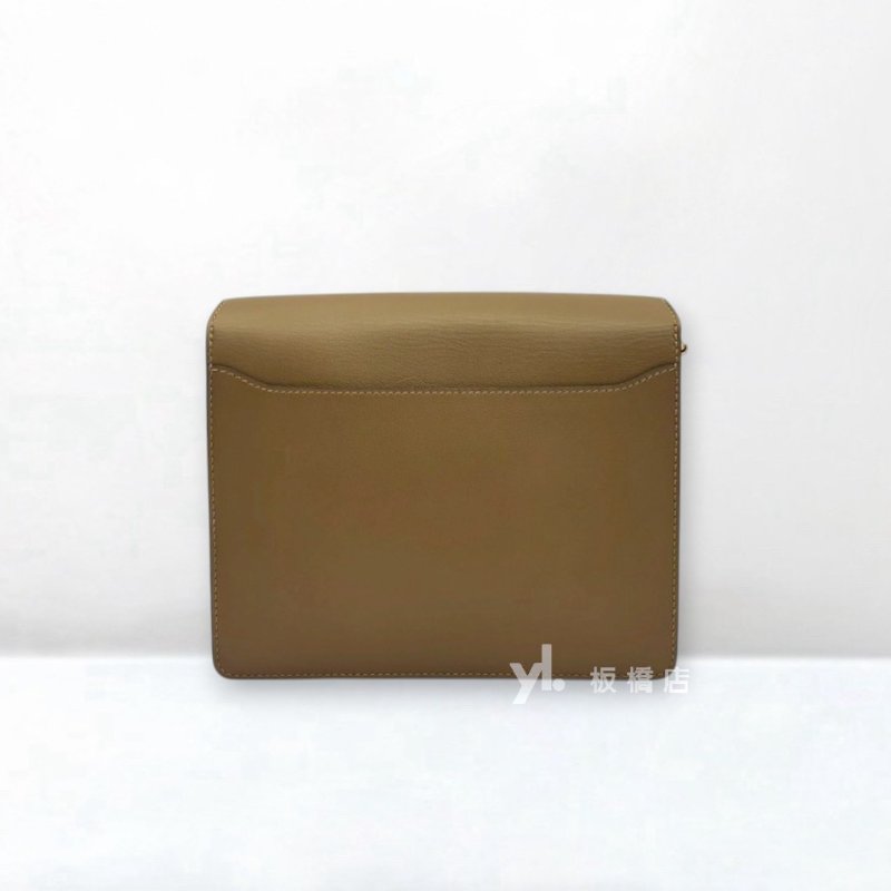Hermes Roulis 23大象灰Evercolor豬鼻金釦下蓋斜背包-4