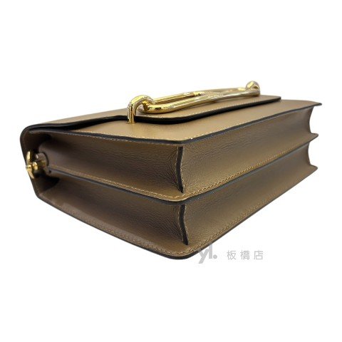 Hermes Roulis 23大象灰Evercolor豬鼻金釦下蓋斜背包-7