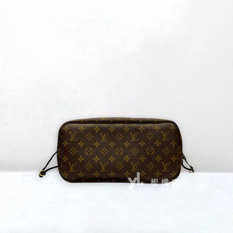LV 雙面黑拚原花Neverfull Inside Out MM M11946-5