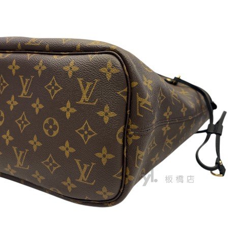 LV 雙面黑拚原花Neverfull Inside Out MM M11946-10