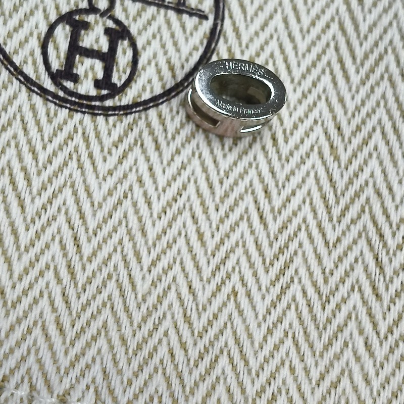 愛馬仕 粉色銀項鍊-10