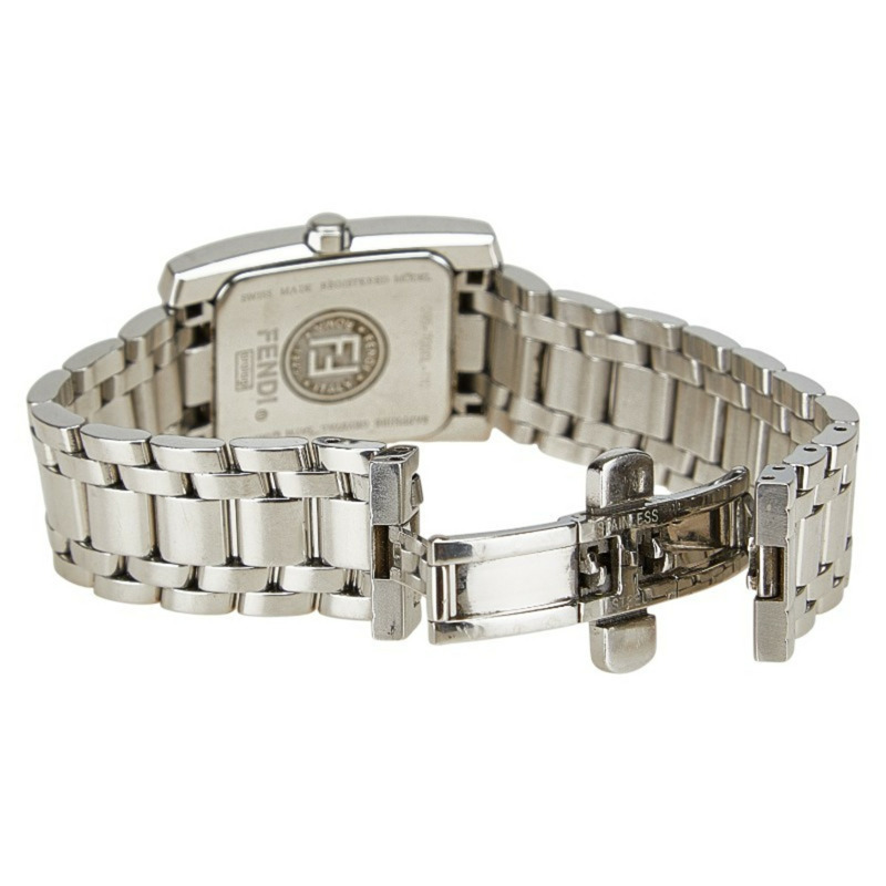 Fendi Horologi Classico 手錶 7000L 石英機芯 黑色錶盤 不鏽鋼 女款 FENDI-2