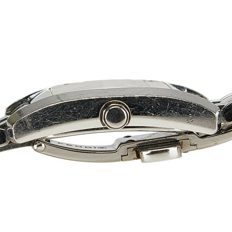 Fendi Horologi Classico 手錶 7000L 石英機芯 黑色錶盤 不鏽鋼 女款 FENDI-4