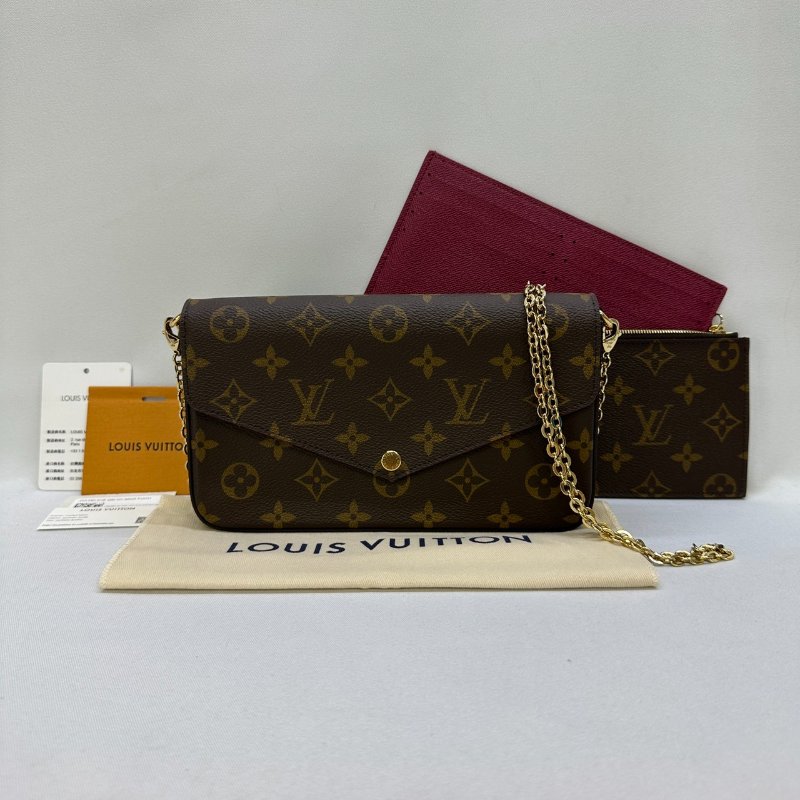 LV FELICIE POCHETTE三合一鏈帶包-0