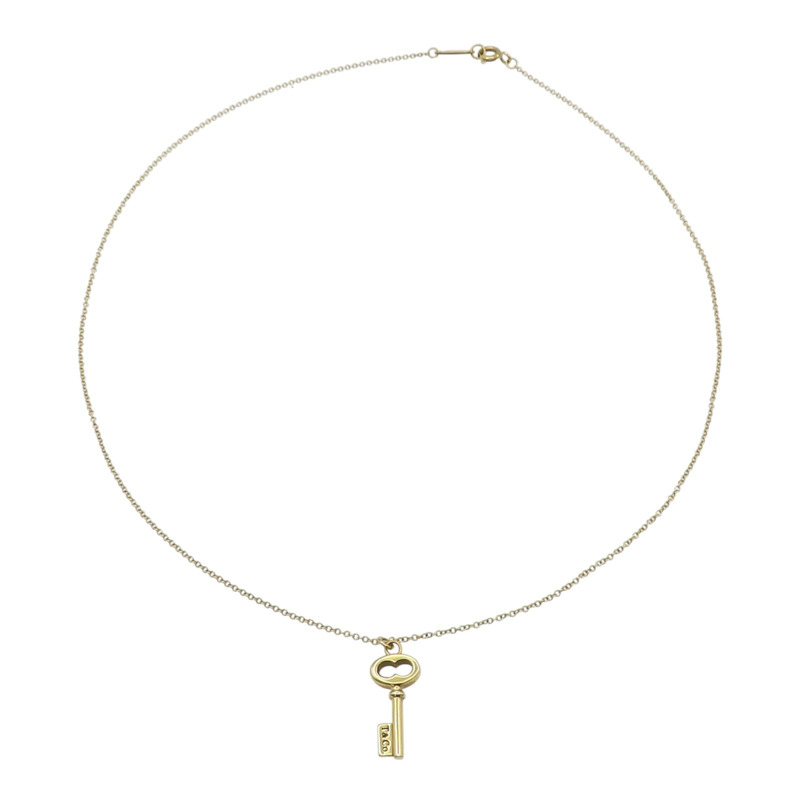 18K玫瑰金 Oval key 項鍊【Tiffany & Co 蒂芬妮】-2