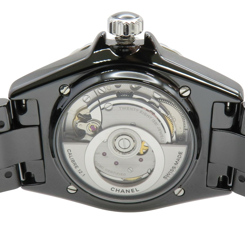 黑色錶盤 陶瓷 不鏽鋼 J12 腕錶 H5697【CHANEL 香奈兒】 H5697-6
