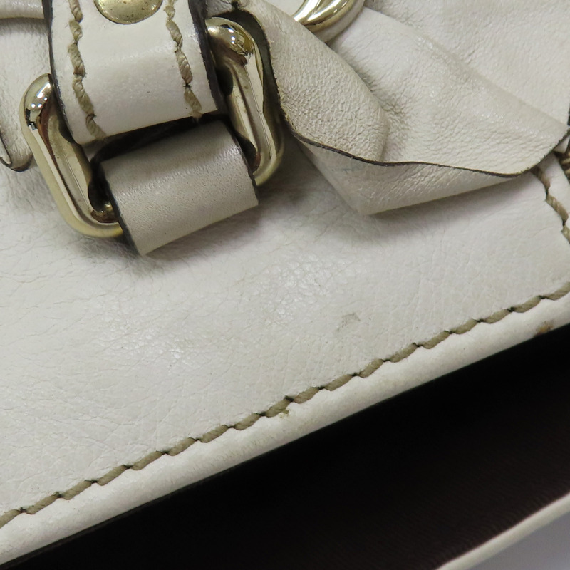 棕色帆布 白色牛皮 Trophy Tot 肩背包 190246【GUCCI 古馳】 190246/497927-16